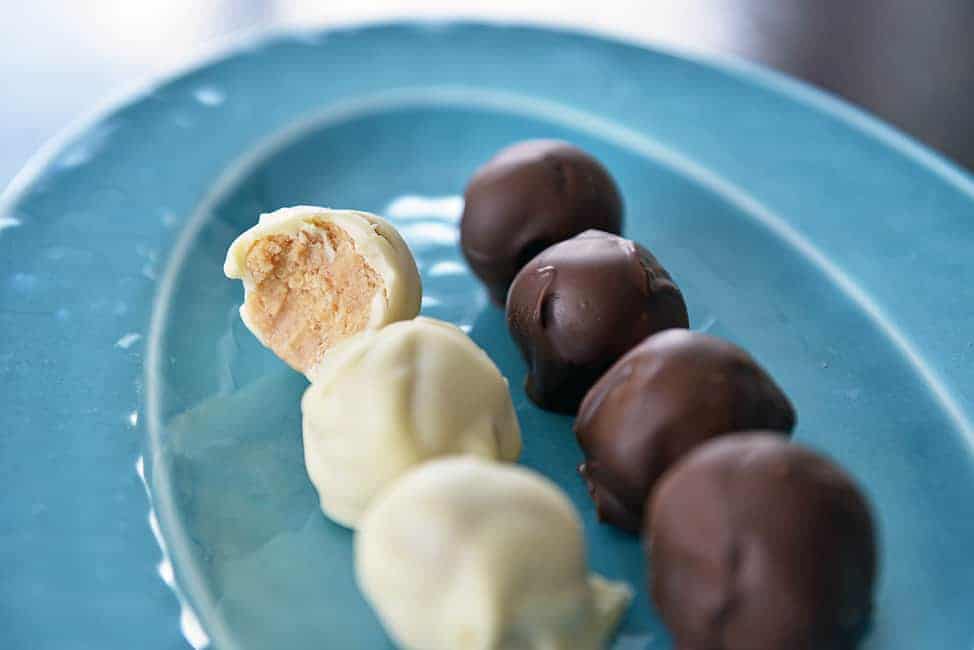 Peanut Butter Cup Protein Truffles