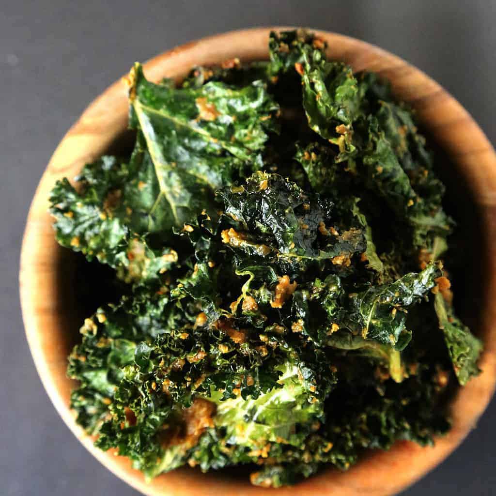 Cheese Kale Chips