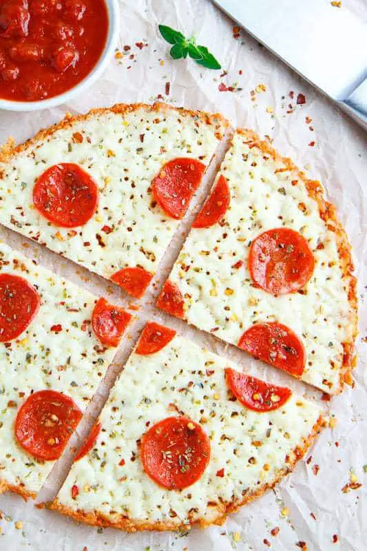 No Crust Pepperoni Pizza