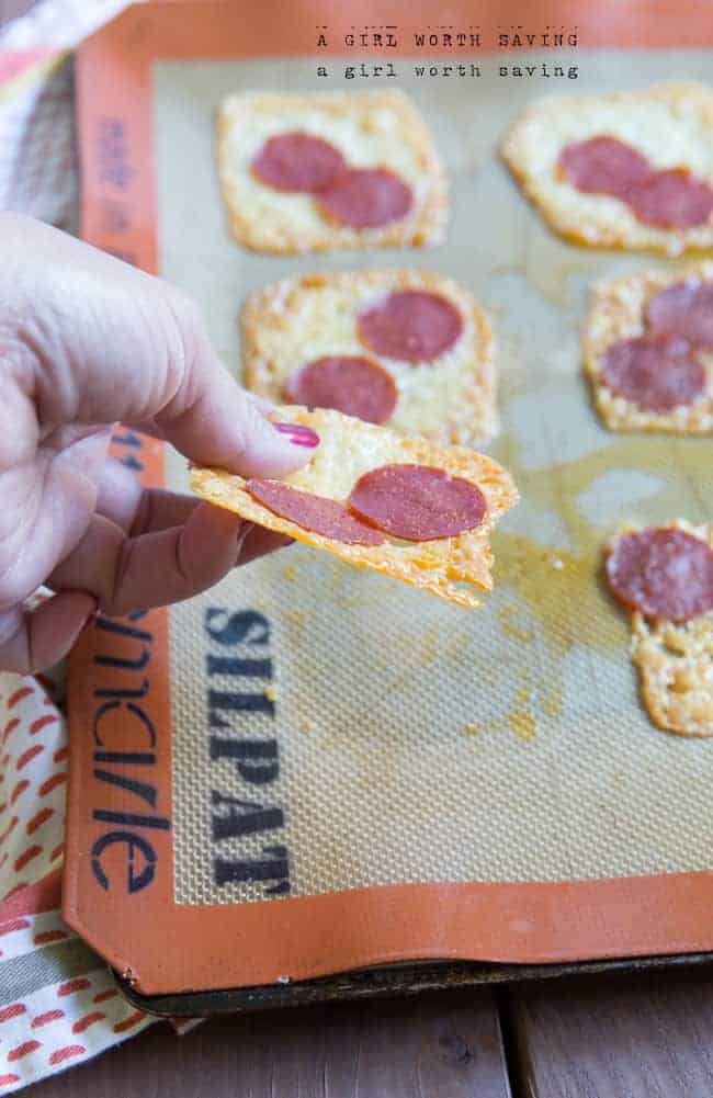 Low Carb Pizza Crackers