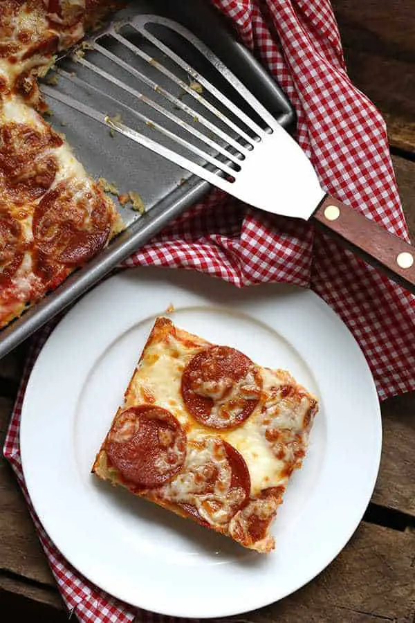 Easy Low Carb Pan Pizza