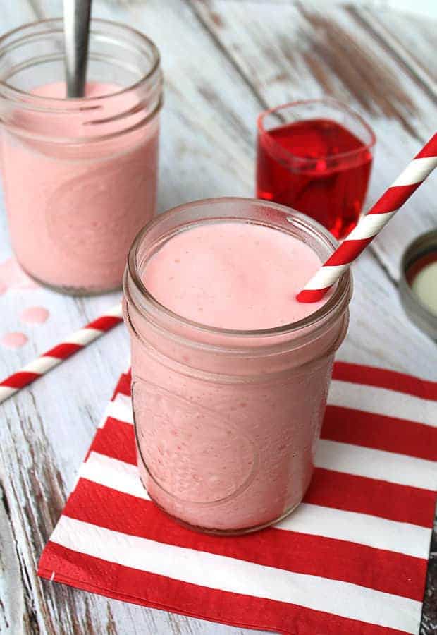 McKeto Strawberry Milkshake