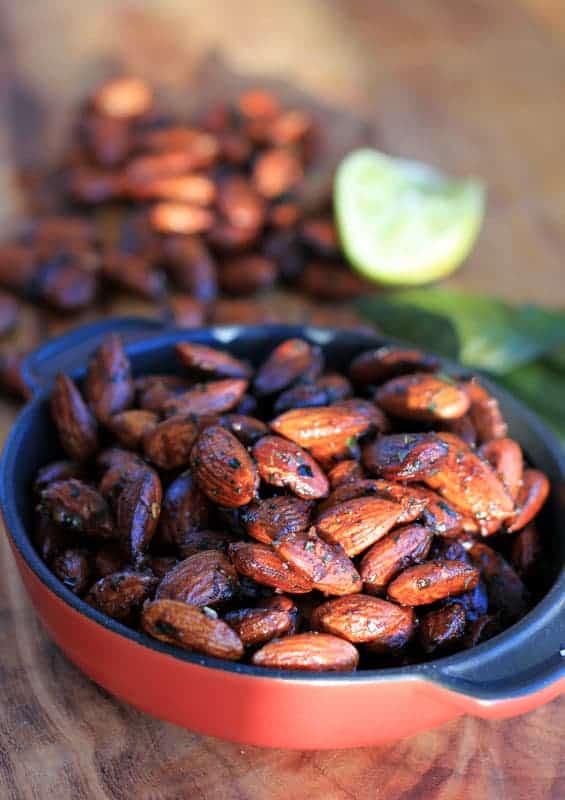 Red Chili Kaffir Lime Toasted Almonds