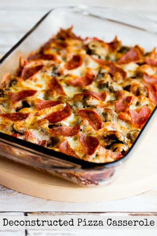Deconstructed Pizza Casserole