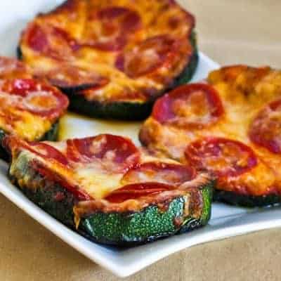 Grilled Zucchini Pizza