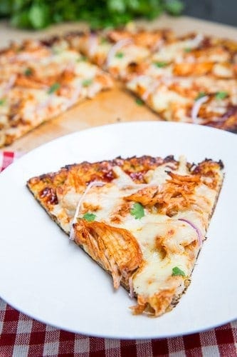 Cauliflower Pizza With BBQ
