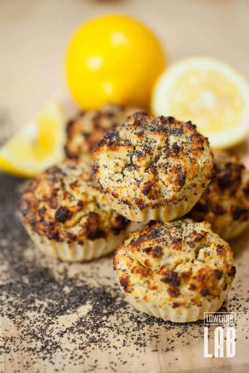 Poppy Seed and Lemon Protein Muffin