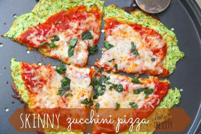 Skinny Zucchini Pizza Crust