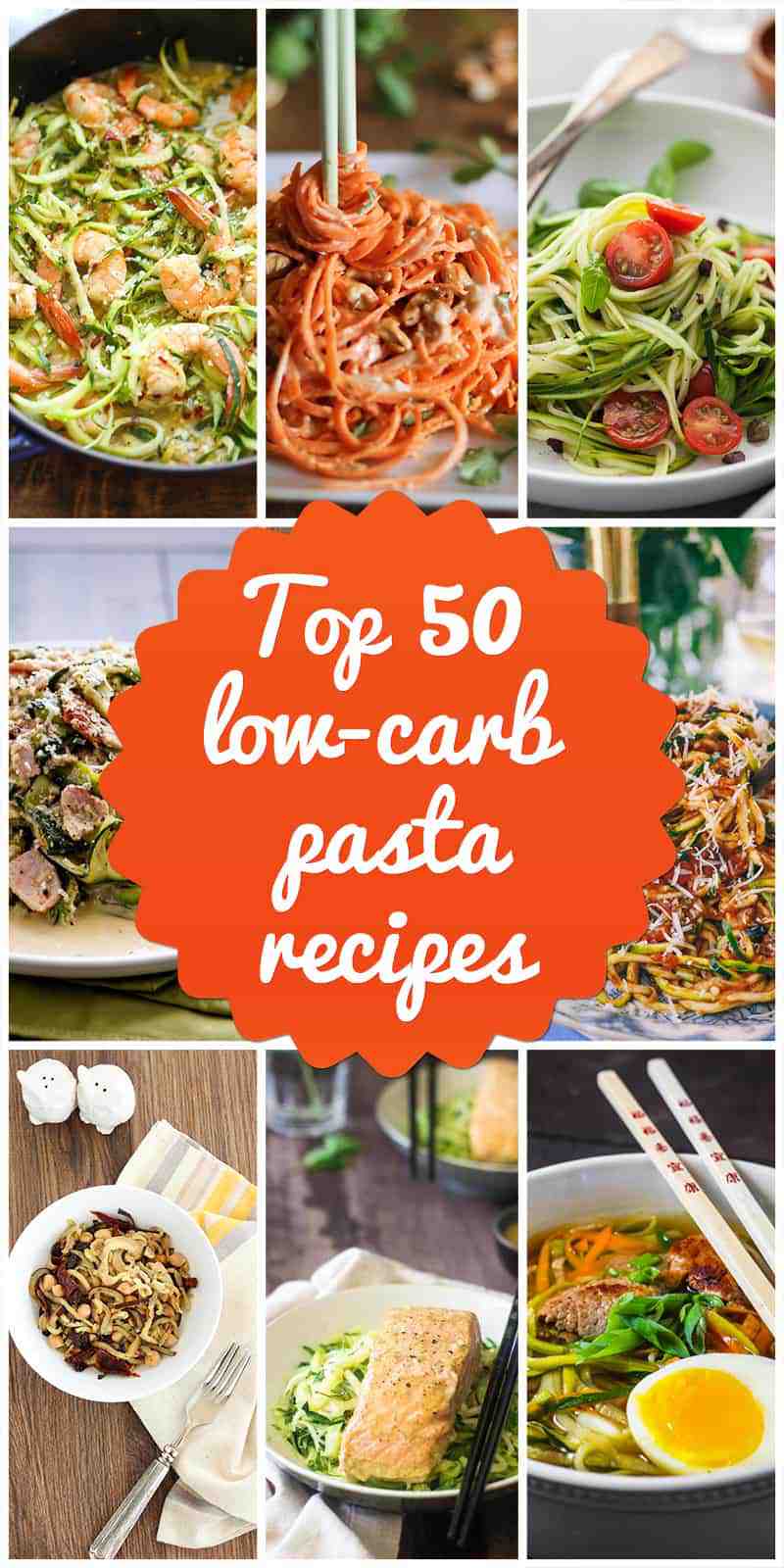 50 best low-carb pasta recipes