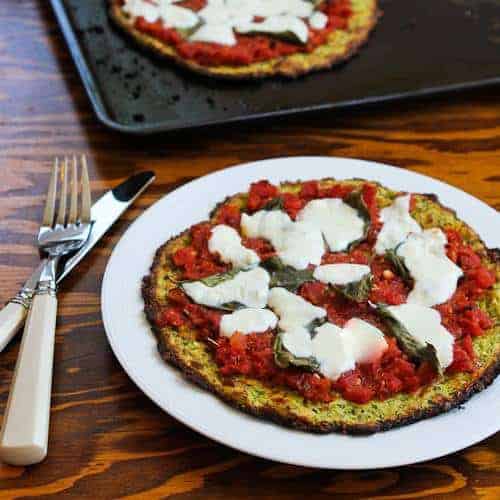 Zucchini Crust Pizza Margherita
