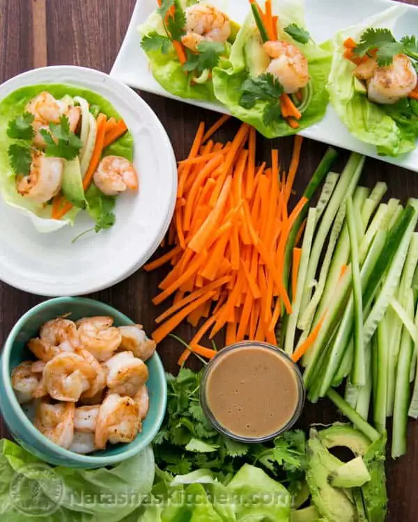 Shrimp Lettuce Wraps