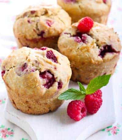 Low Carb Himbeer Muffins