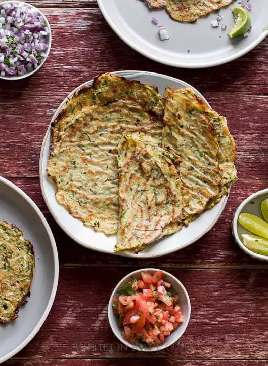 Healthy Zucchini Soft “Taco” Tortilla Shells