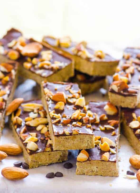 Homemade Almond Crunch Protein Bars