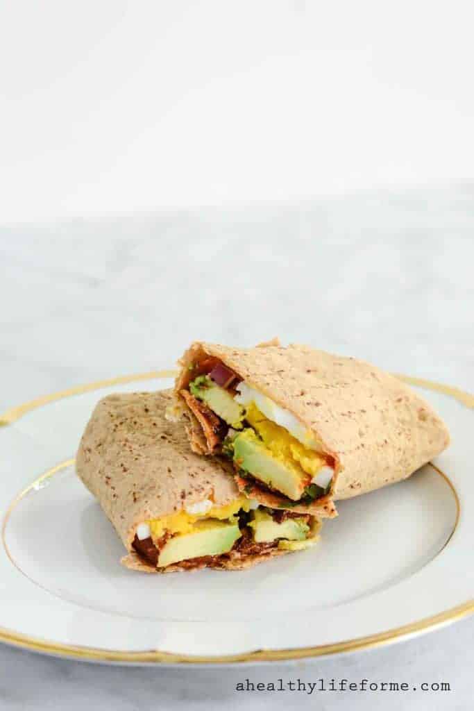 Egg And Avocado Wrap