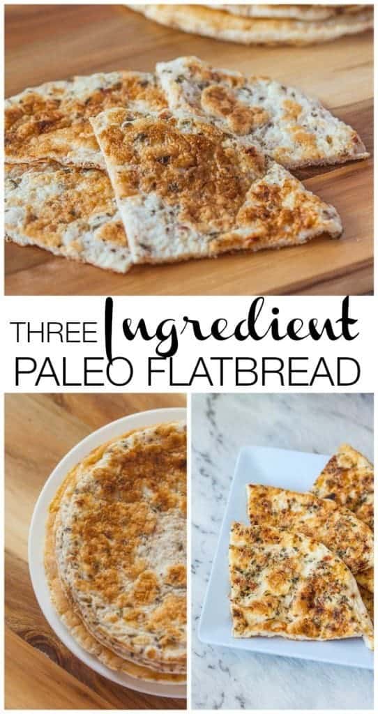 3 Ingredient Paleo Flatbread