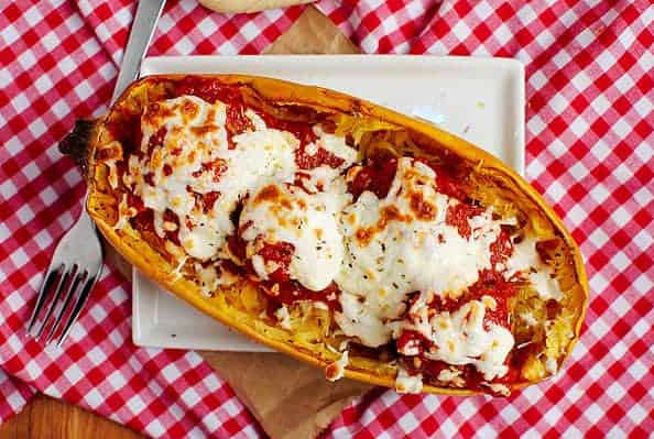 Spaghetti Squash And Meatballs