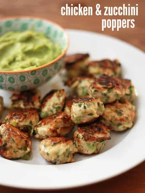 Chicken & Zucchini Poppers