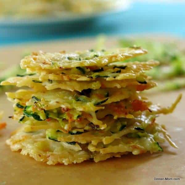 Baked Parmesan Cheese Crisps