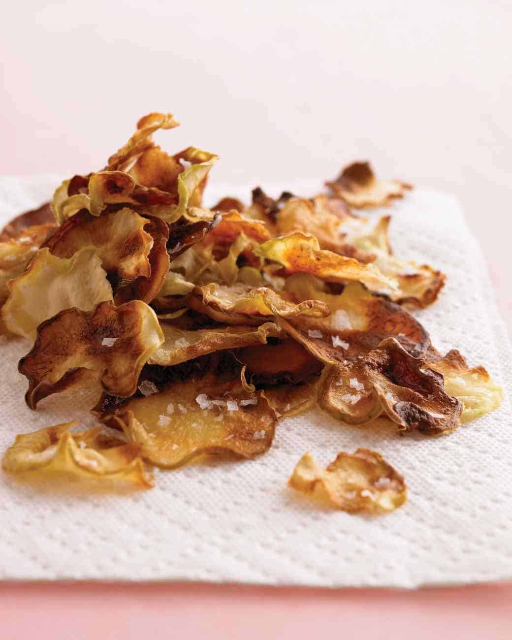 Kohlrabi Chips