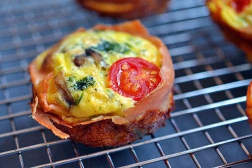 Prosciutto Wrapped Min Frittata Muffins