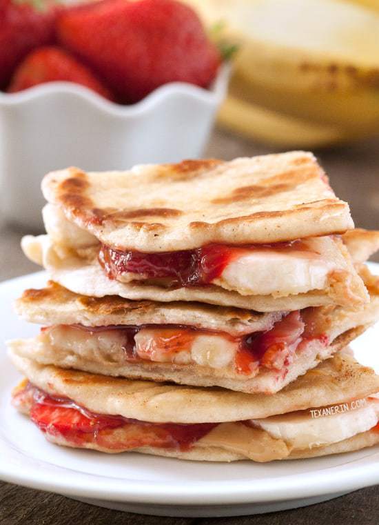 Strawberry Banana Quesadillas