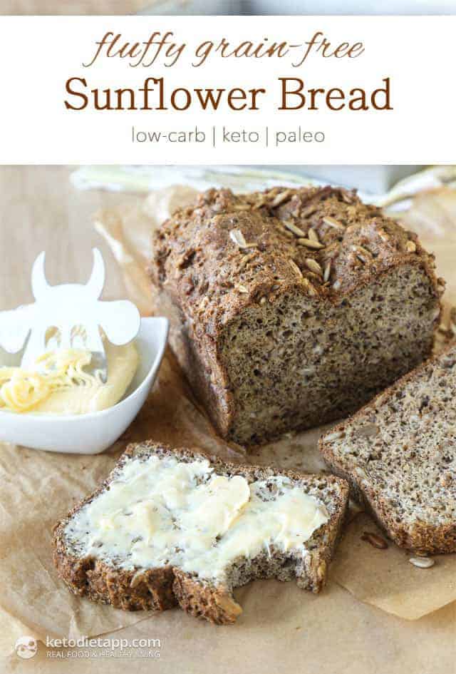 Fluffy Grain Free Sunflower Bread