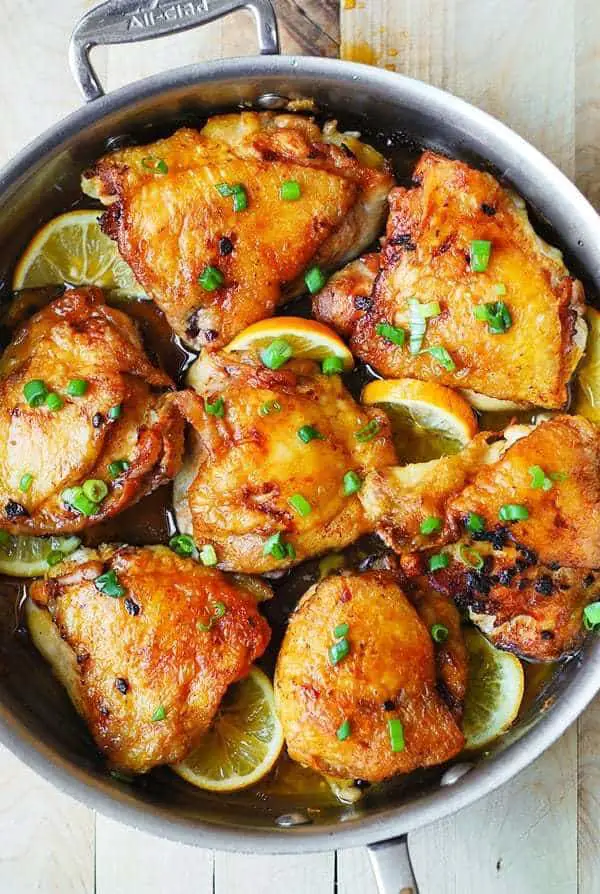 Lemon Ginger Chicken Thighs