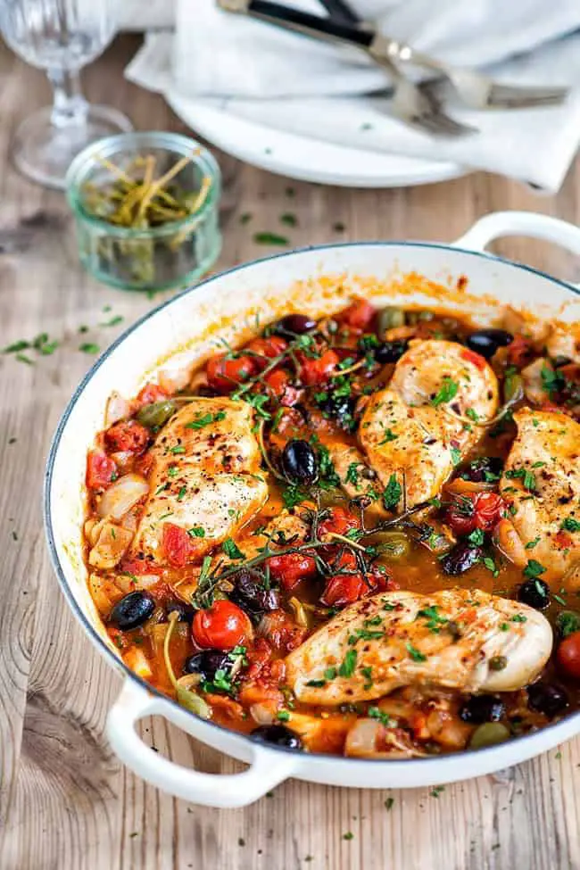 Low-Carb Chicken Alla Puttanesca