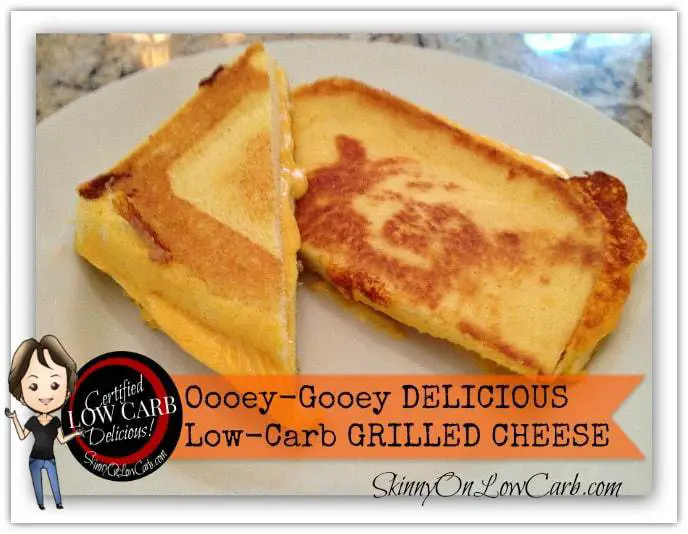 Ooey-Gooey Delicious Low-Carb Grilled Cheese
