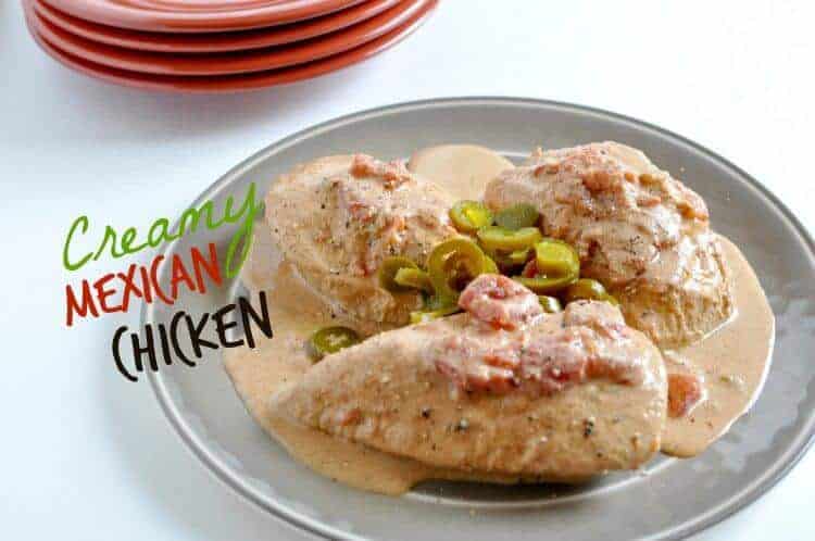 Creamy Mexican Slow Cooker Chicken