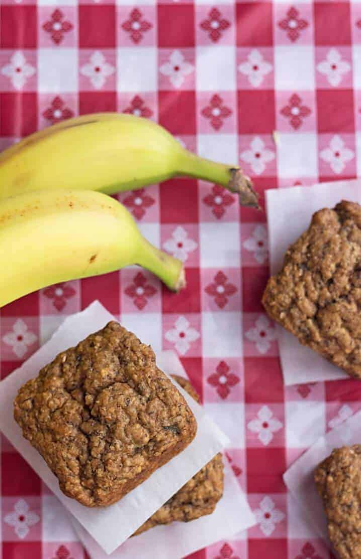 Low-Carb Banana Bread Bites