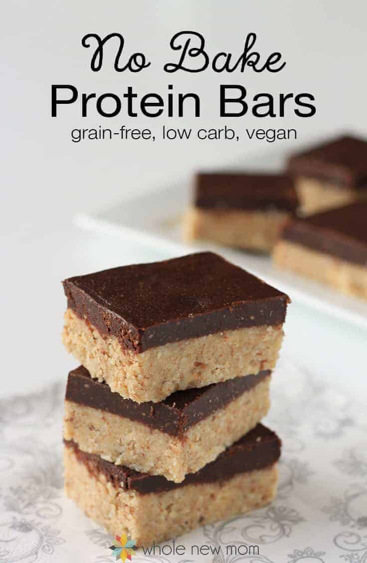 Grain-Free No-Bake Protein Bars