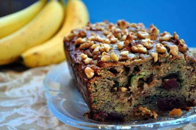 Cherry-Zucchini Banana Bread