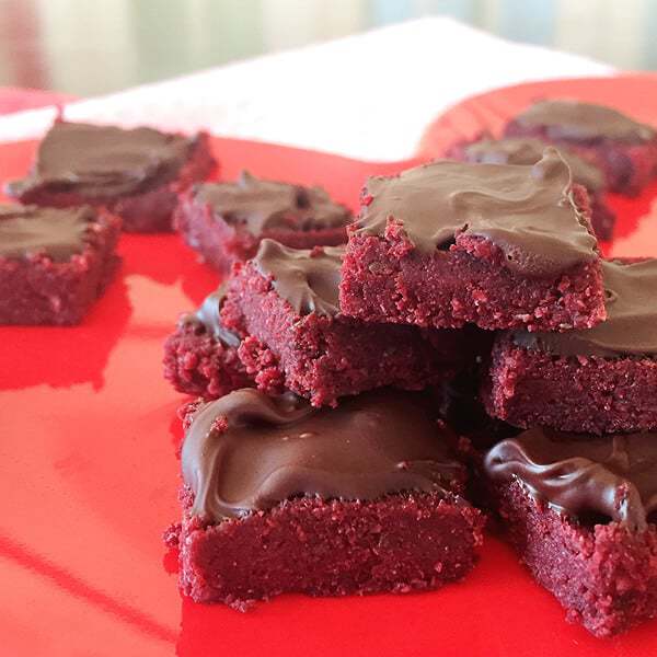 Gluten Free Red Velvet Protein Bites
