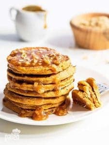 3-Ingredient Paleo Pumpkin Pancakes