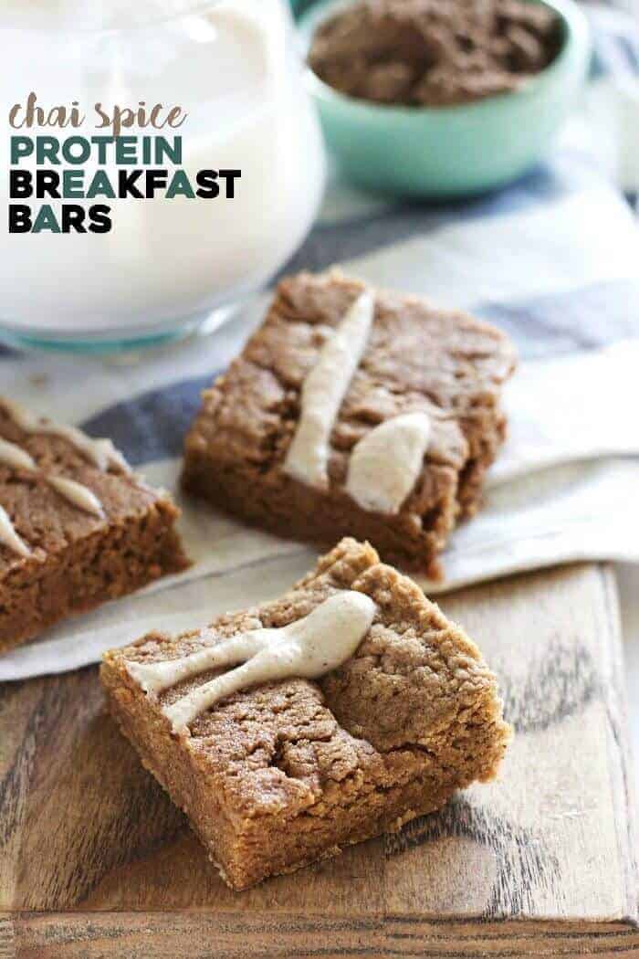 Chai Spice Protein Breakfast Bars