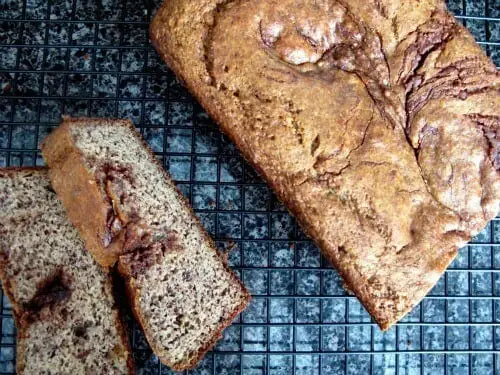 Banana Bread w/ Optional Chocolate Swirl