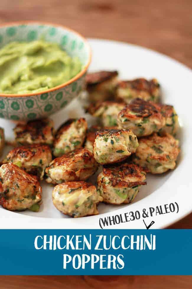 Chicken and Zucchini Poppers