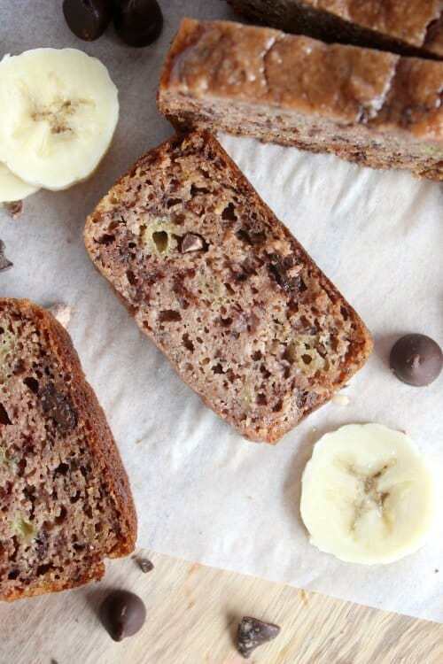 Maple Vanilla Choc Chip Banana Bread