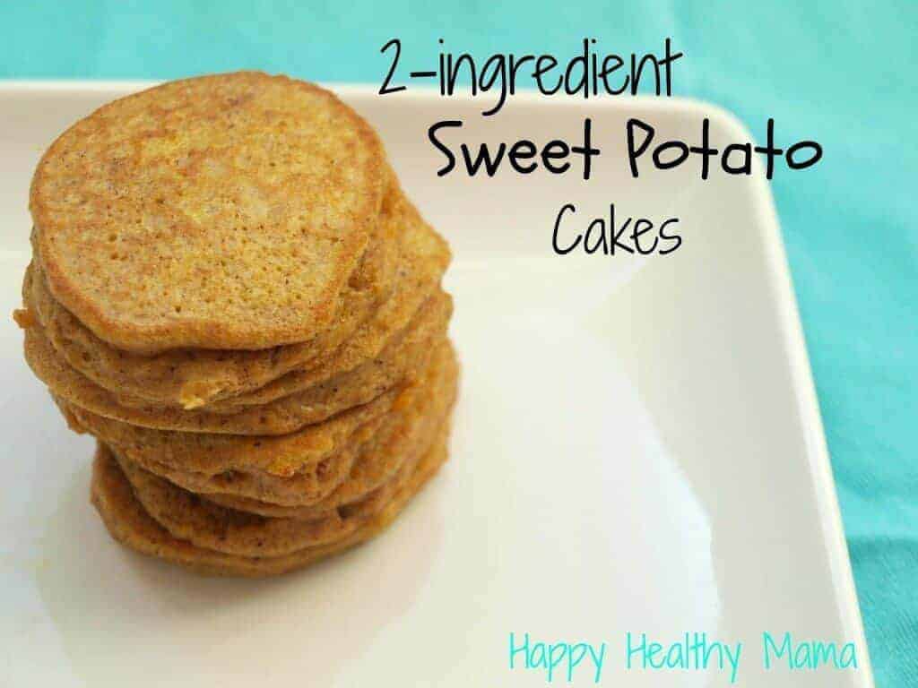 2-Ingredient Sweet Potato Pancakes
