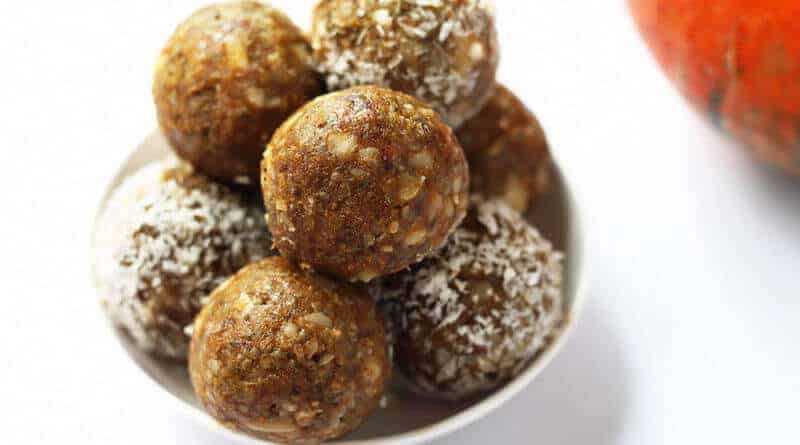 No-Bake Pumpkin Pie Energy Bites