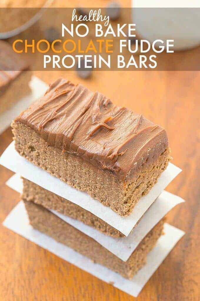 Healthy No Bake Chocolate Fudge Protein Bites