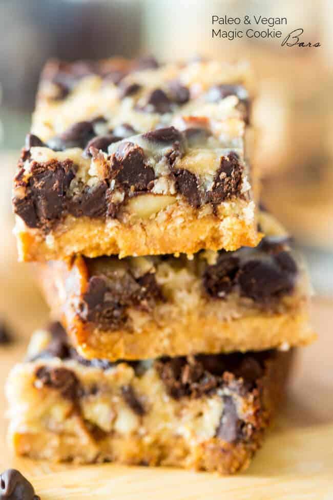 Paleo Magic Cookie Bars