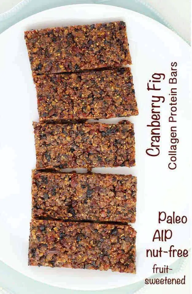 Cranberry Fig Collagen Protein Bars