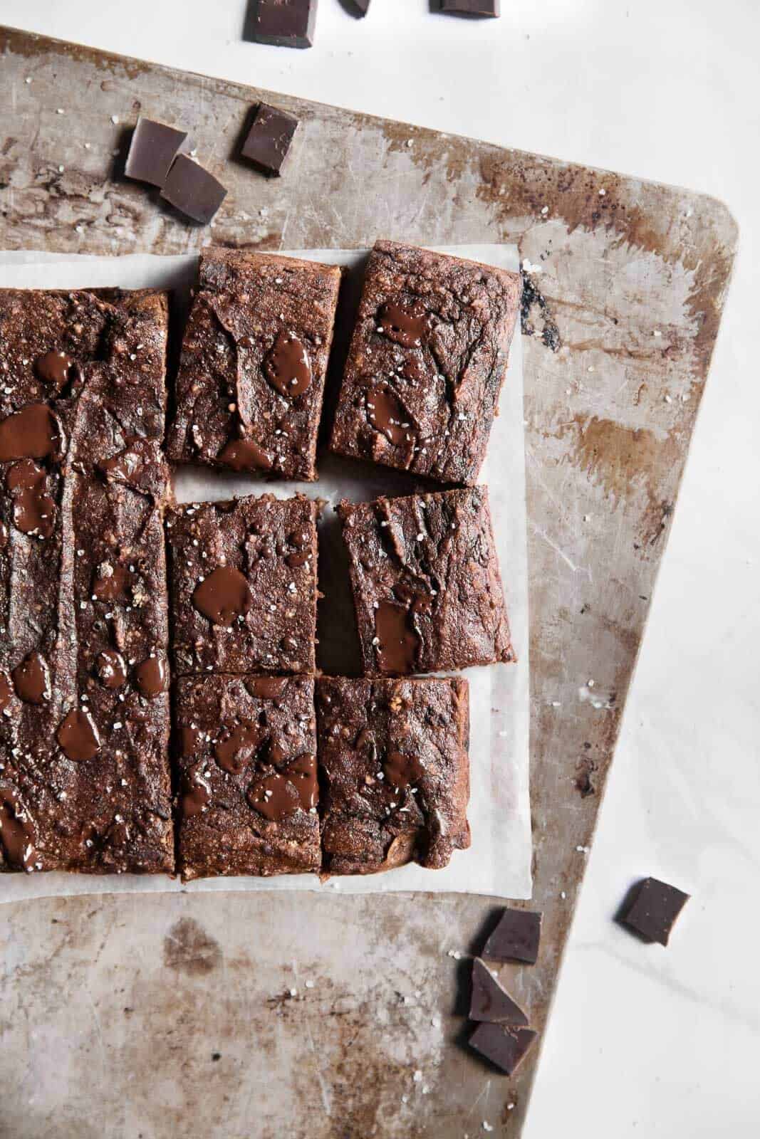 Double Chocolate Paleo Banana Bread Bars