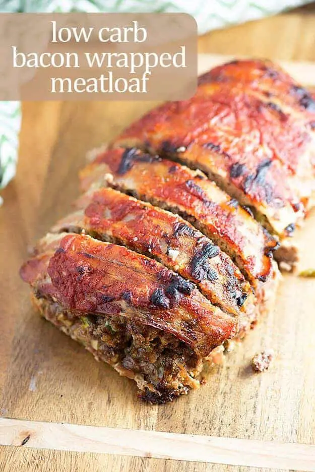 Low Carb Bacon Wrapped Meatloaf
