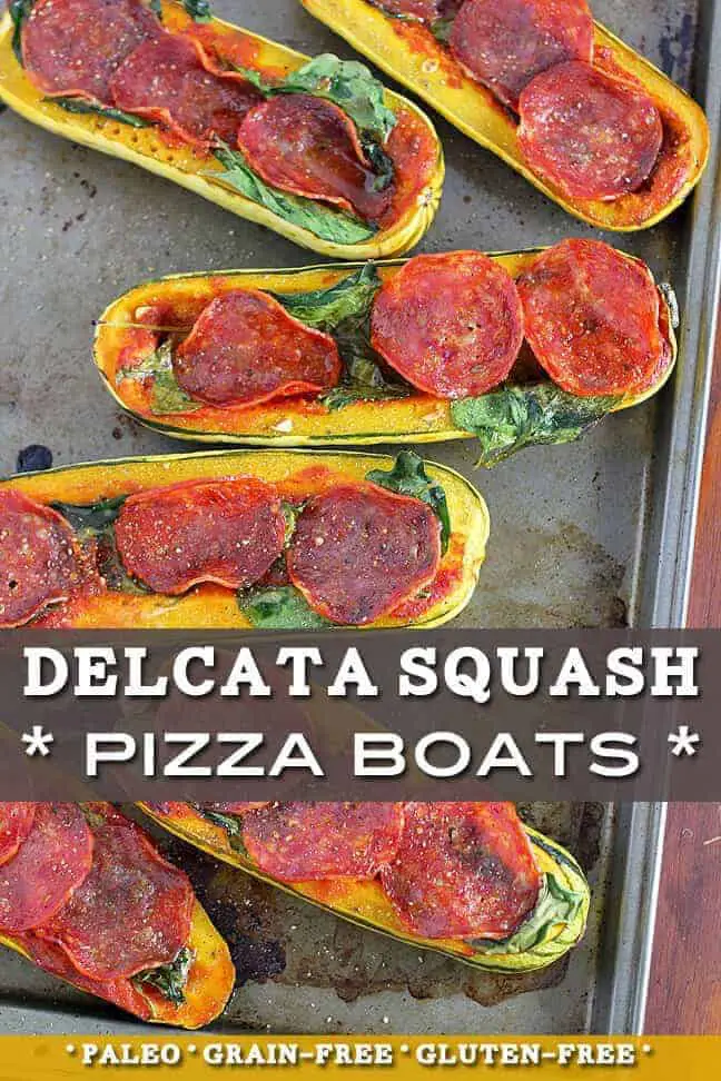 Delicata Squash Pizza Boats