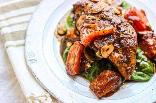 Rustic Balsamic Garlic Chicken