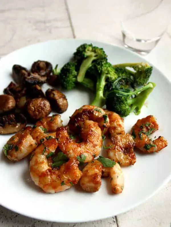 Paleo Sticky Shrimp